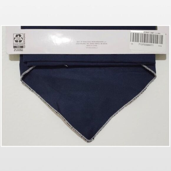 New Blue & White Pet Small Dog Bandana - Picture 10 of 10